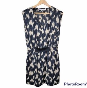 RACHEL Rachel Roy | Abstract Ikat Print Dress Elastic Waist Size 8